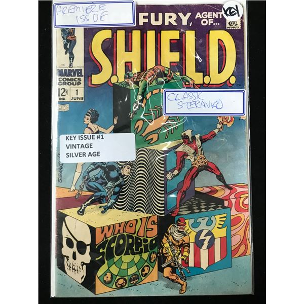 MARVEL COMICS NO.1 NICK FURY AGENT OF S.H.I.E.L.D. (VINTAGE SILVER AGE)