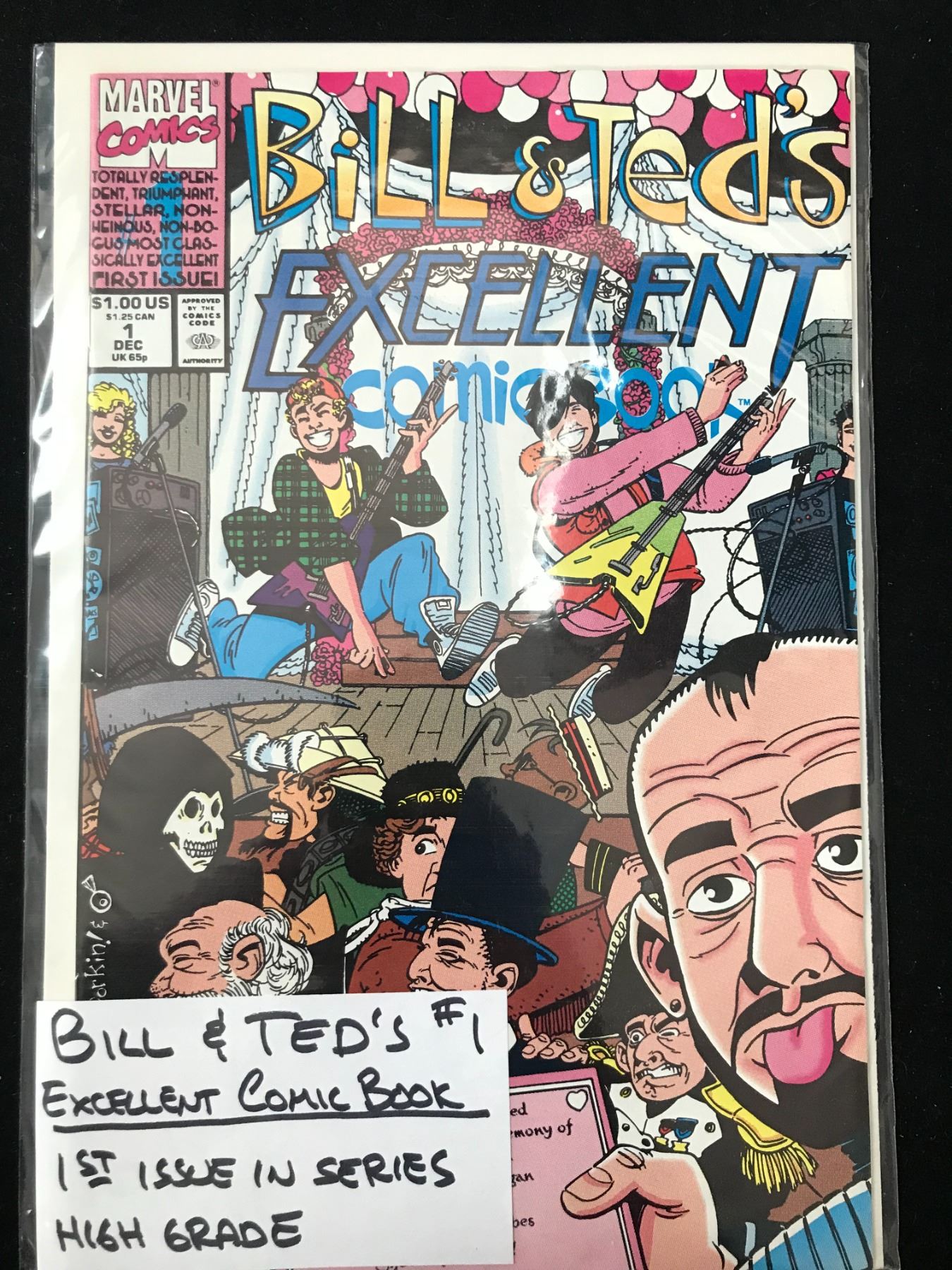 MARVEL COMICS NO.1 BILL AND TEDS EXCELLENT COMIC BOOK