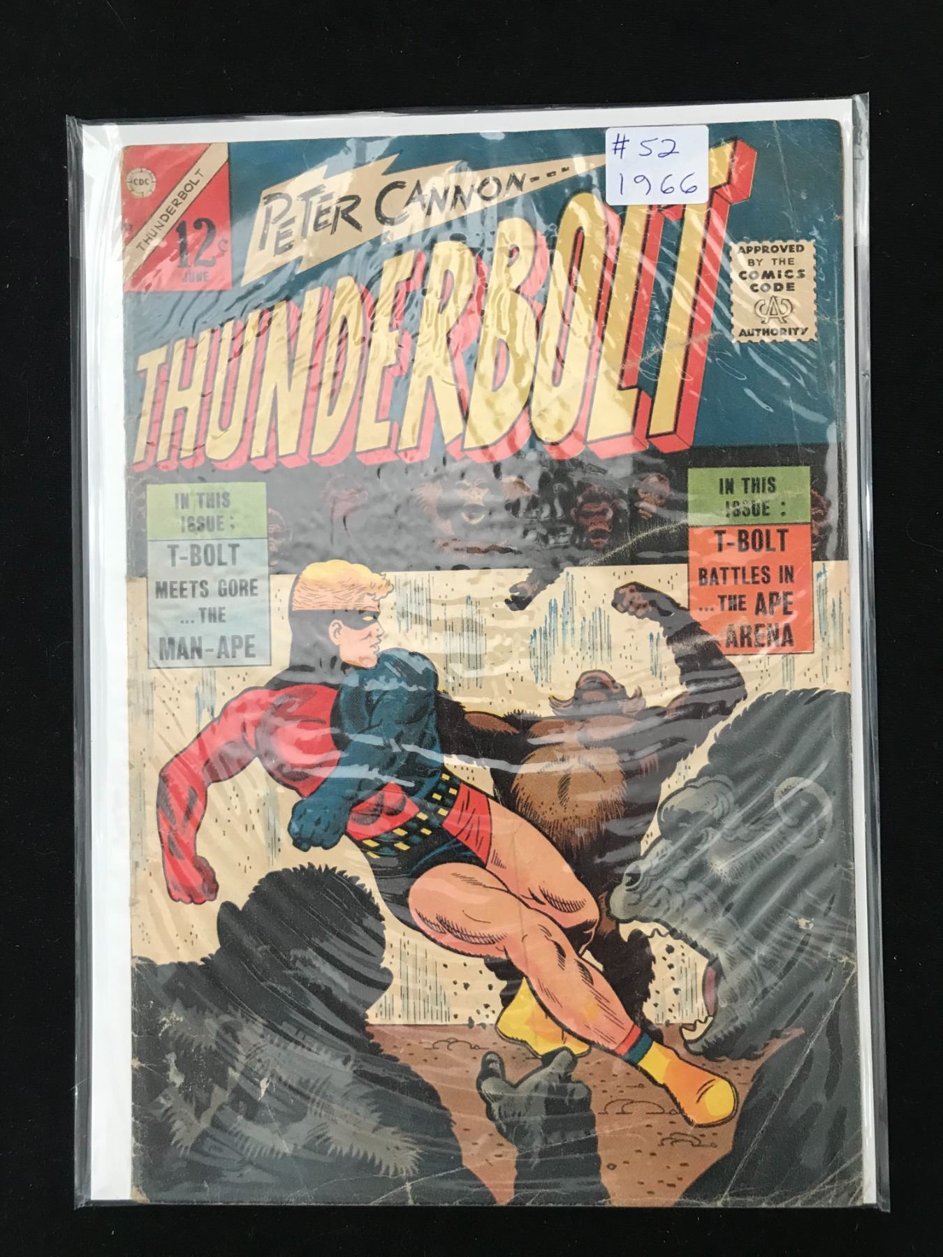 CDC COMICS NO.52 PETER CANNON THUNDERBOLT (1966)