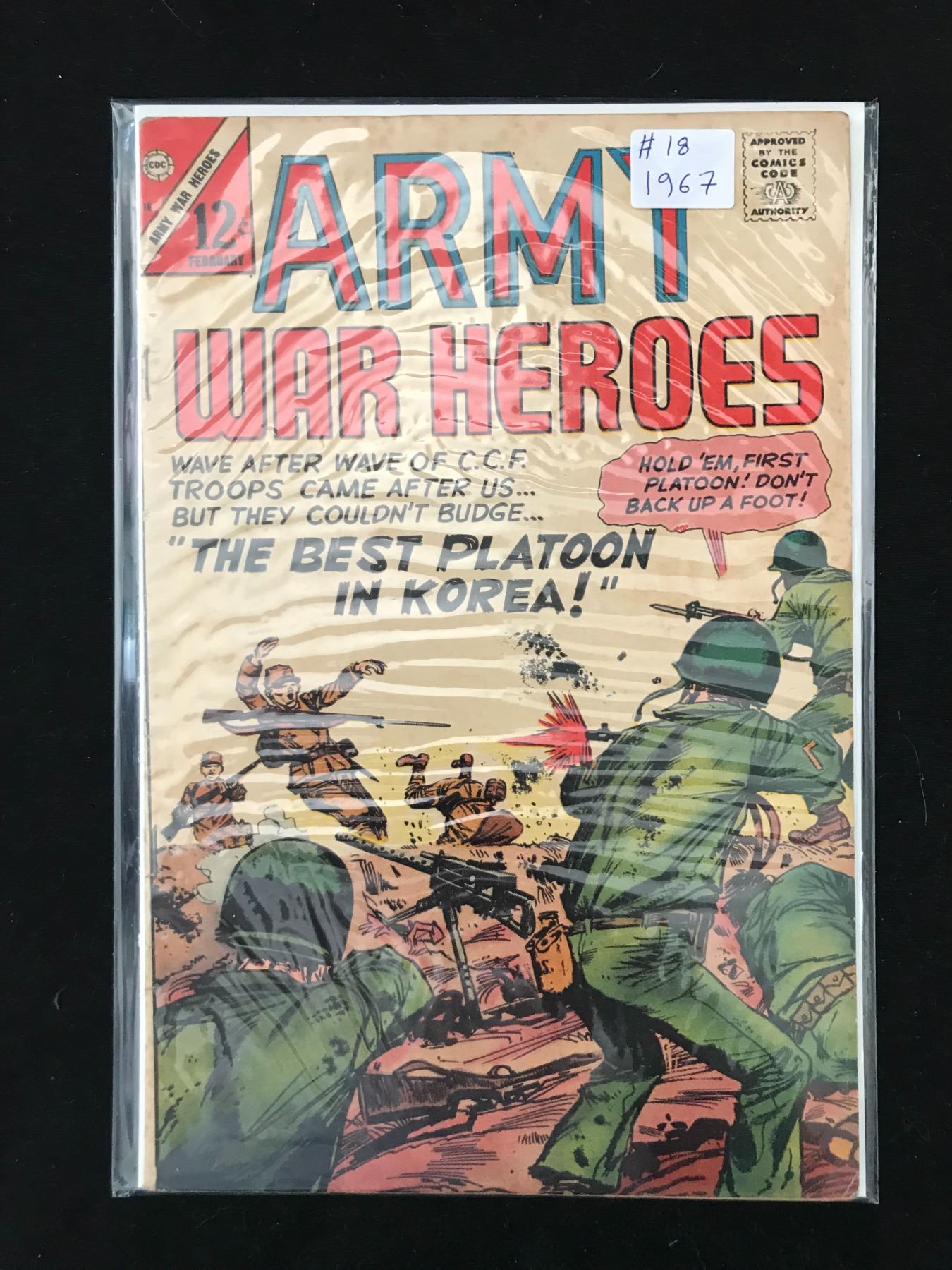 CDC COMICS NO.18 ARMY WAR HEROES