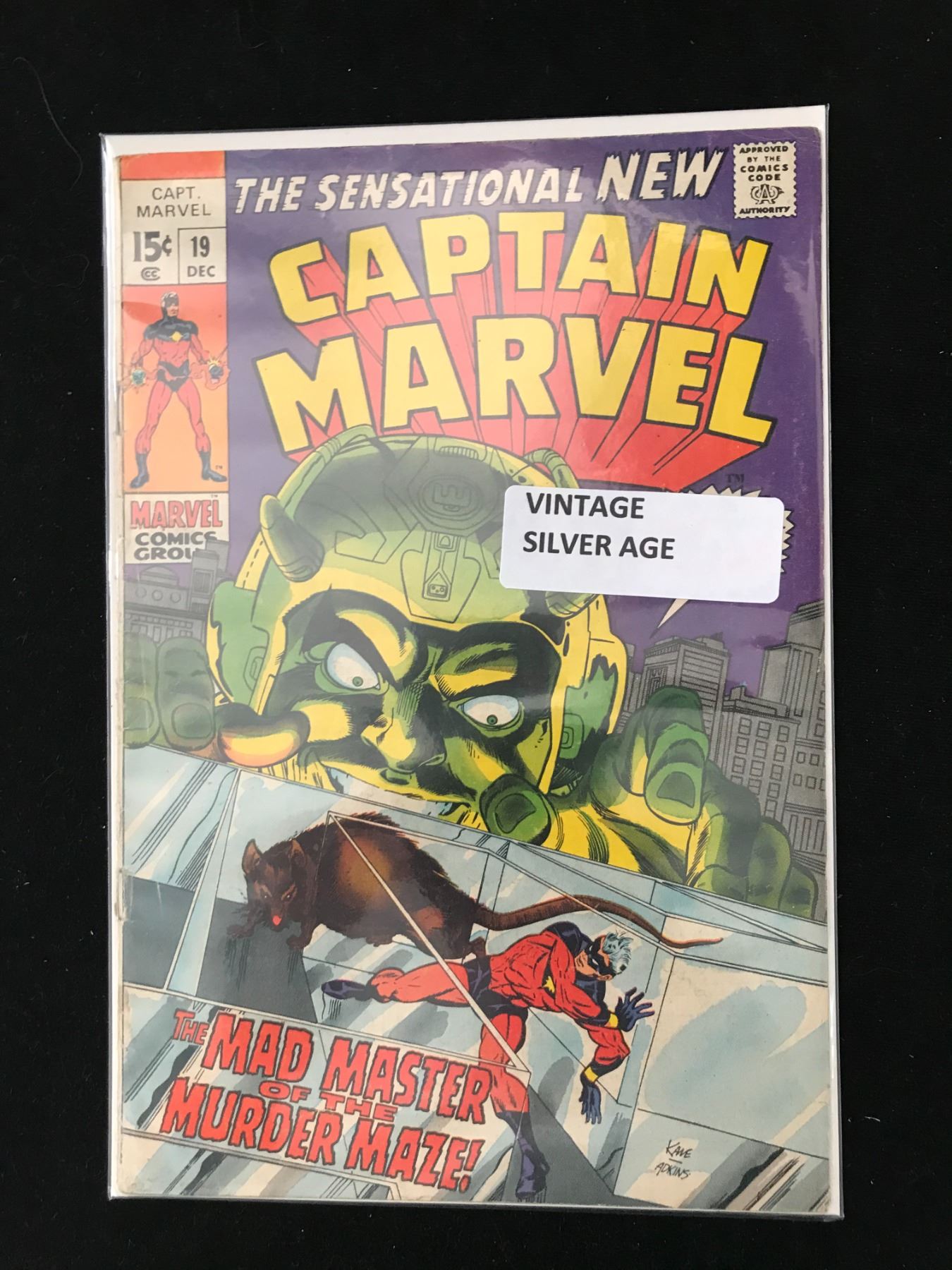 Marvel 19 MARVEL COMICS NO.19 CAPTAIN MARVEL (VINTAGE SILVER AGE)