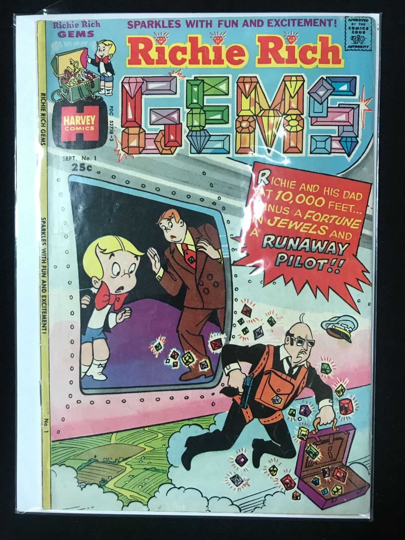 Haystack Ritchie Rich HARVEY COMICS RITCHIE RICH NO.1 COMIC BOOK