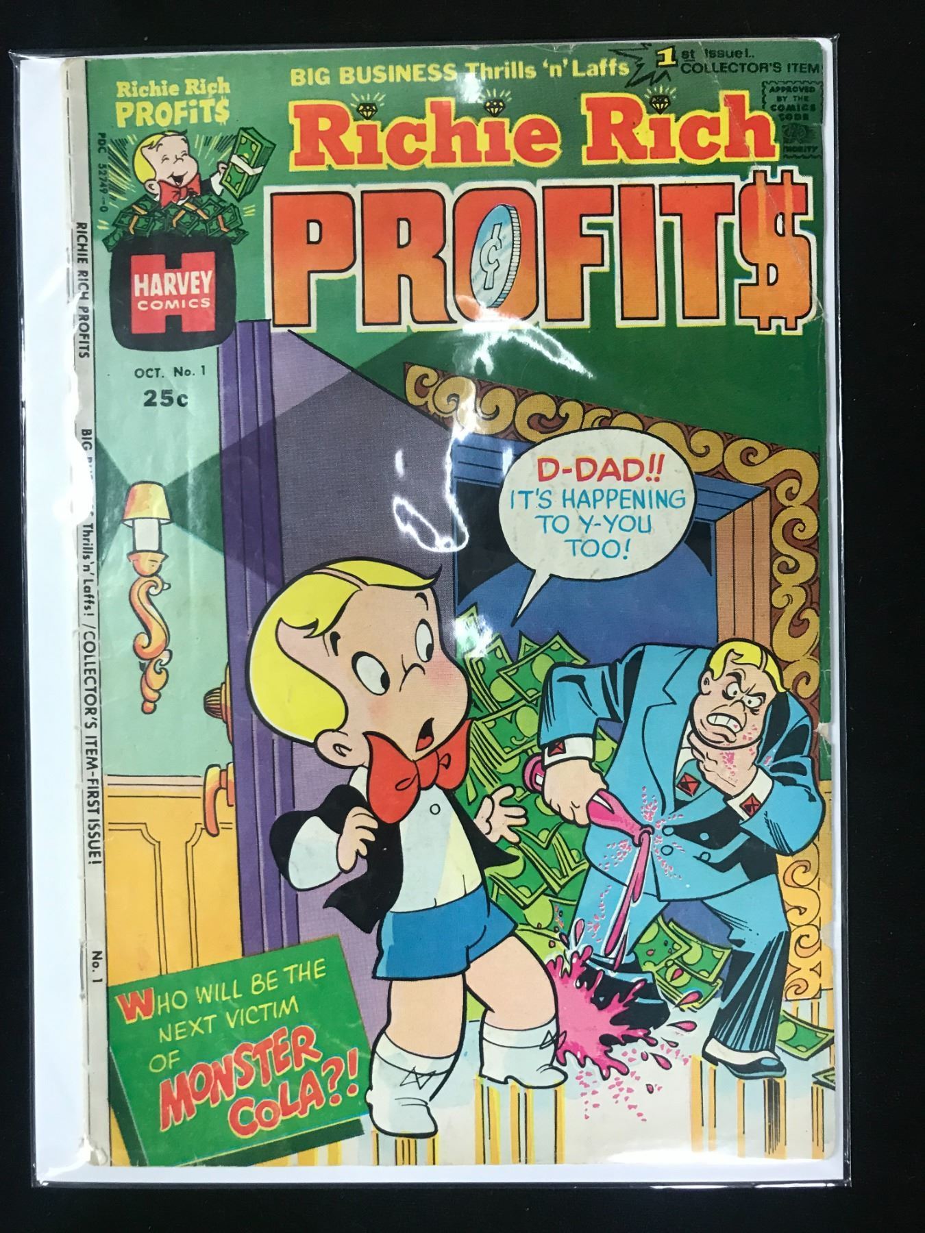 Haystack Ritchie Rich HARVEY COMICS RITCHIE RICH NO.1 COMIC BOOK
