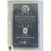Image 1 : QUARTER GRAIN .999 FINE PLATINUM BAR
