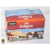 NEW 12 PACK OF FOLGERS KEURIG COFFEE PODS