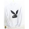 Image 1 : MENS SMALL WHITE PLAYBOY HOODIE