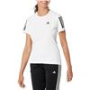 NEW ADIDAS WOMENS SMALL "OWN THE RUN TEE", WHITE