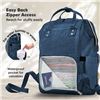 Image 4 : NEW KEABABIES EXPLORER DIAPER BAG IN NAVY BLUE
