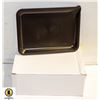 Image 1 : CASE OF 12 BLACK COLORED ROLLING TRAYS