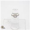 #384-6 MM CUBIC ZIRCONIA SURROUNDED BY HALO