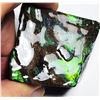 Image 1 : 11)  HUGE NATURAL GREEN FIRE AMMOLITE SPECIMEN,