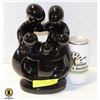 BLACK UNITED FAMILY FIGURINE (9 1/4"-TALL)