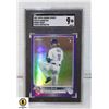 Image 1 : SHANE BAZ ROOKIE PURPLE REFRACTOR SGC MT9 T B RAYS