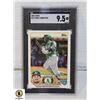 Image 1 : SHEA LANGELIERS ROOKIE CARD SGC MT+9.5 OAKLAND A'S