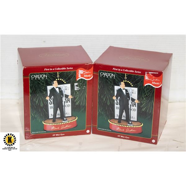 NEW CARLTON FRANK SINATRA MUSICAL ORNAMENTS