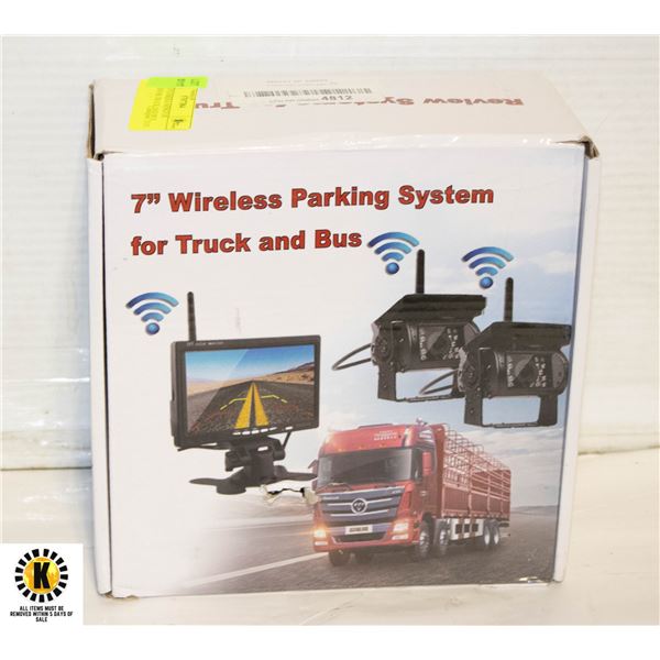 BACKUP CAMERA MONITOR SYSTEM FOR TRUCK AND BUS