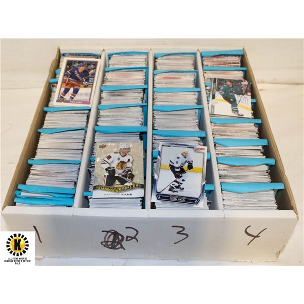 HOCKEY CARD COLLECTION SORTED BY TEAMS