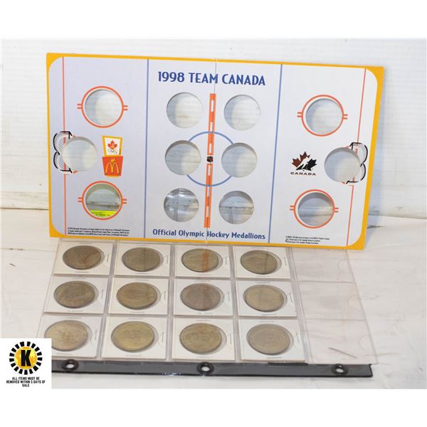 1998 TEAM CANADA COINS COMPLETE SET GRETZKY