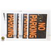 Image 1 : 11 NEW 'NO PARKING' PLASTIC SIGNS 12"X9"