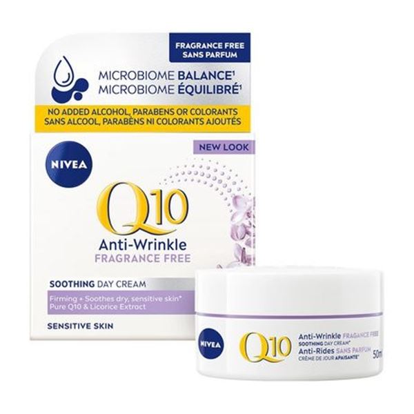 NEW NIVEA Q10 ANTI-WRINKLE SOOTHING DAY CREAM