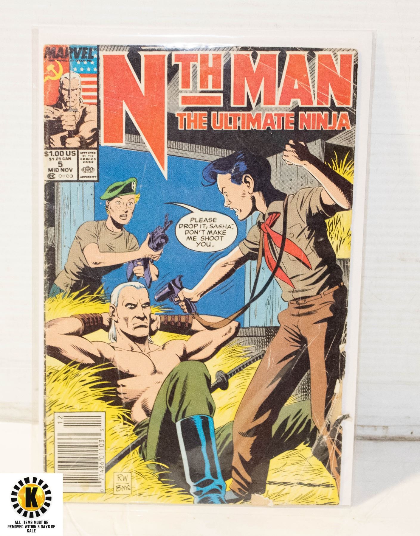 Nth Man MARVEL COMICS NTH MAN THE ULTIMATE NINJA