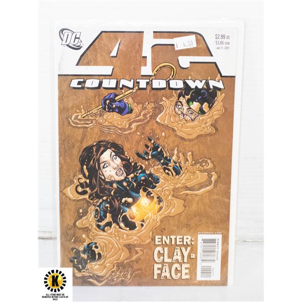 DC COMICS 42 COUNTDOWN ENTER CLAY FACE