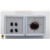 Image 1 : #85-HEATED BLUE SAPPHIRE 3.90CT & RUBY 17.90CT