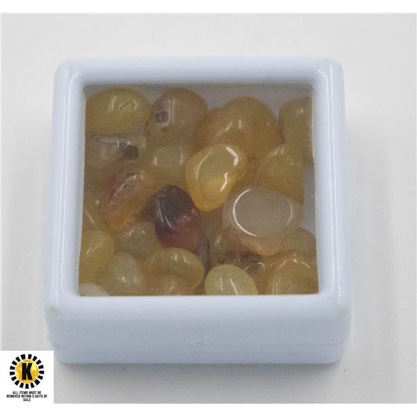 #96-NATURAL YELLOW AGATE ROUGHT 97.50CT