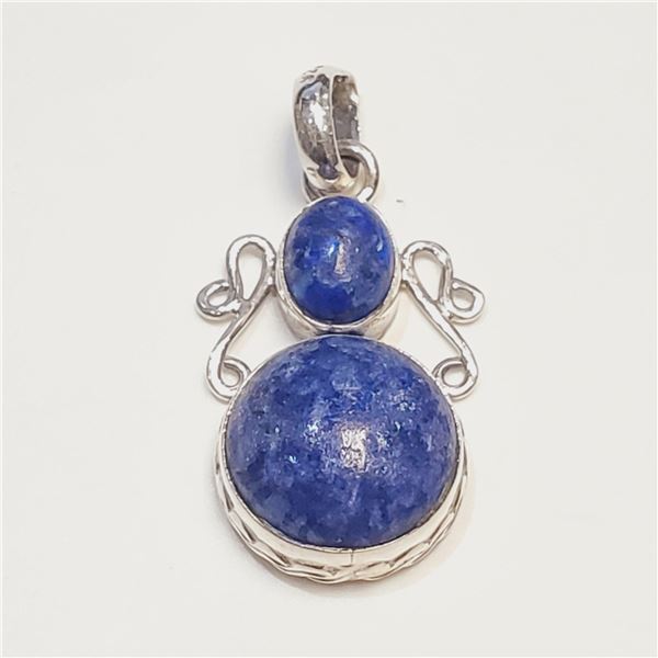 S340-105 SILVER LAPIS(8.15CT) PENDANT