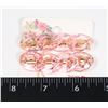 NEW PINK CHAIN THEME ALLIGATOR CLIP HAIR