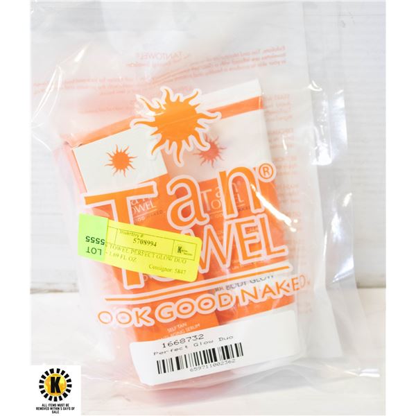 TAN TOWEL PERFECT GLOW DUO KIT - 1.69 FL OZ