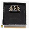 Image 1 : NEW MENS MASONIC RING SIZE 11