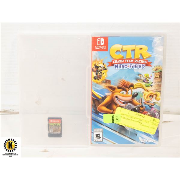 NINTENDO SWITCH GAMES - CRASH TEAM RACING NITRO