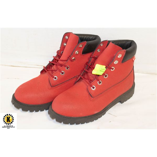 MENS TIMBERLAND 6" HERITAGE BOOT "MEDIUM RED" S