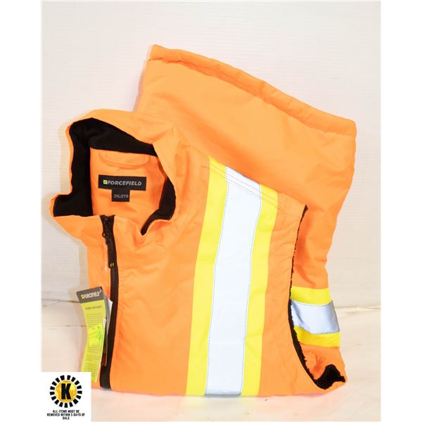 NEW WITH TAGS FORCEFIELD INSULATED CLASS 2 WORK