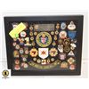 Image 1 : FRAMED COLLECTABLE LEGION PINS