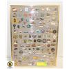 Image 1 : 12X15.5 FRAME OF COLLECTABLE PINS