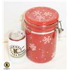 Image 1 : RED SNOW FLAKE CANNISTER