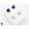 Image 1 : #208-NATURAL AKOYA PEARL EARRINGS 2 PAIR