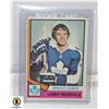 1974-75 LANNY MCDONALD TOPPS ROOKIE CARD