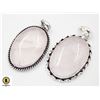 Image 2 : #56-NATURAL PINK ROSE QUARTZ  PENDANT