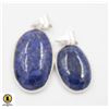 Image 1 : #42-NATURAL BLUE LAPIZ LAZULI PENDANT