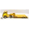 VINTAGE TONKA TRUCK AND LOW BOY TRAILER