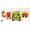 Image 1 : FISHER PRICE CIRCUS TRAIN 991 3 CARS