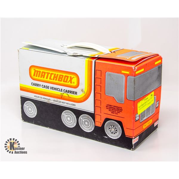 MATCHBOX VINYL CARRY CASE FOR 36 VEHICLES