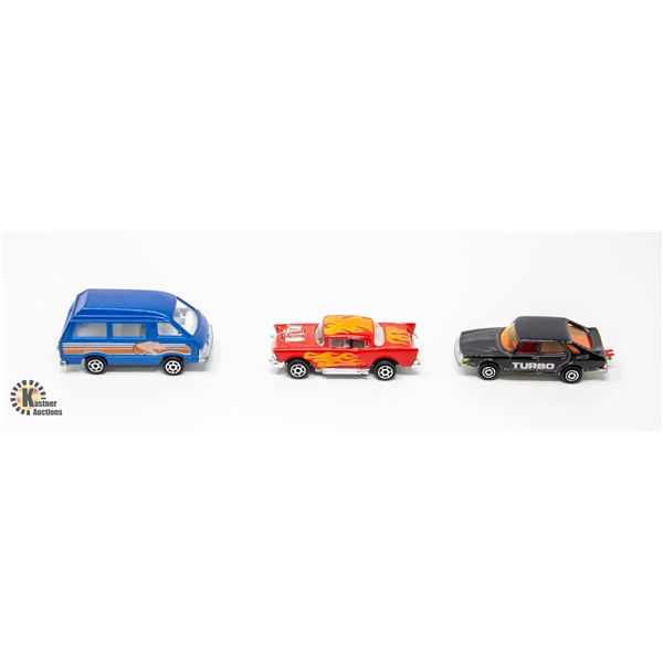 MAJORETTE TOYOTA ACE, SAAB, 57 CHEVY AND 1/87