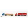 MAJORETTE 2 SUPER MOVERS FUEL TANKERS, SHELL AND