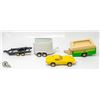 Image 1 : VINTAGE TONKA LOT OF MIXED TRAILERS AND PLASTIC