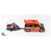 Image 1 : MAJORETTE SUPERFAST VAN AND MOTORBIKES ON TRAILER