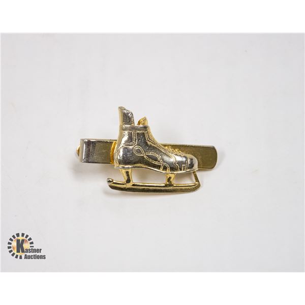 LLEN LUNDE 1950S CCM HOCKEY SKATE TIE CLIP